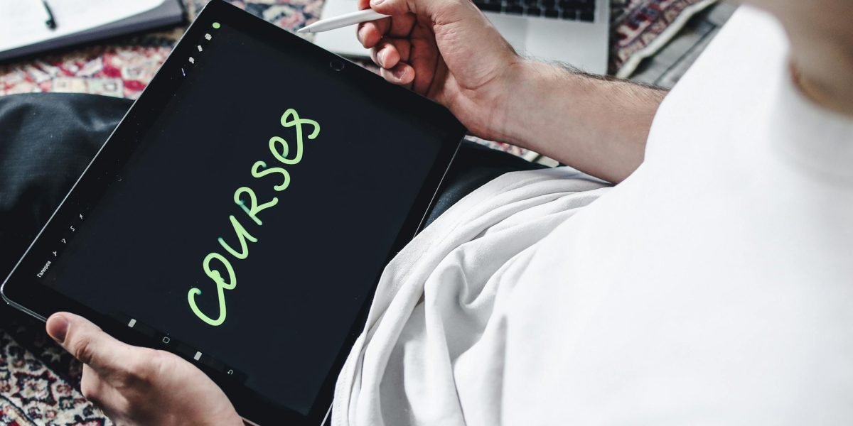 A person actively learning, representing the continuous need for tech professionals to acquire and update their skills.