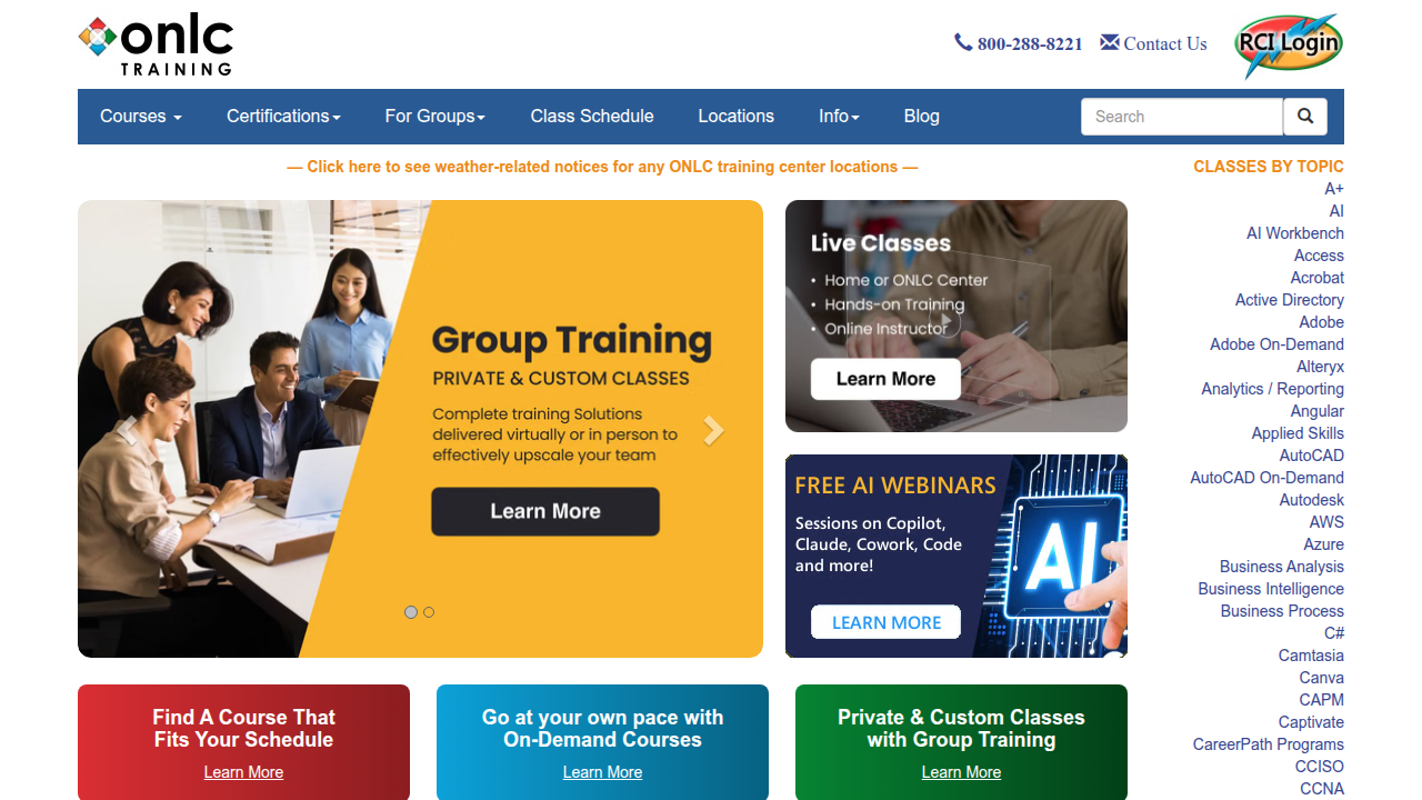 Explore ONLC Training Centers' website for courses and certifications on the most in-demand tech skills, essential for engineers in 2026.