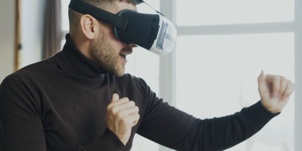 A person uses advanced AI tools, demonstrating the collaborative nature of human-AI partnerships in modern development.