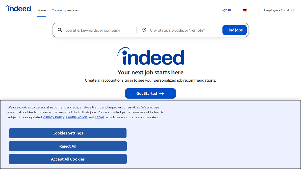 Utilize major job boards like Indeed to find and apply for web developer internships.
