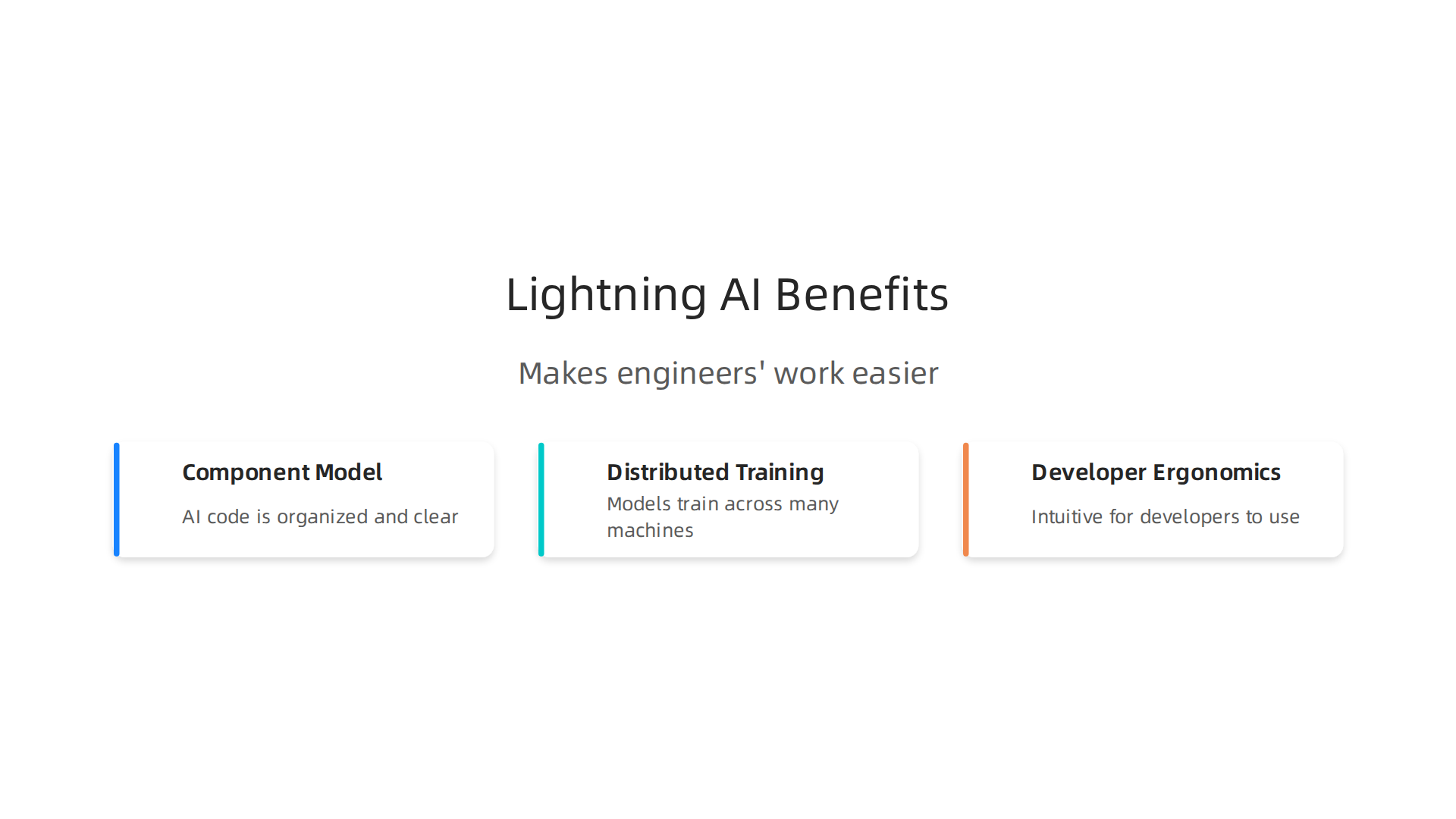 Key features of Lightning AI that streamline AI development for engineers.