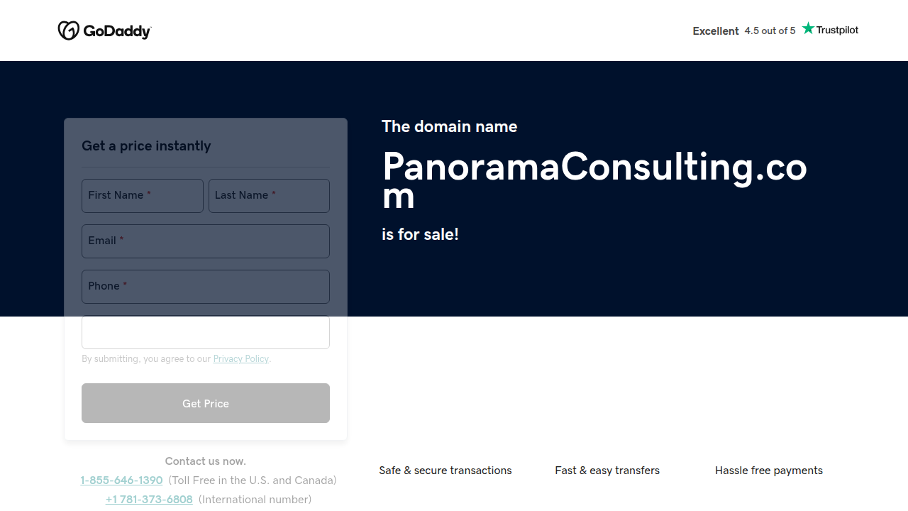 Screen capture of Panorama Consulting Group's website, featuring information on their 2026 ERP Report and insights into project success.