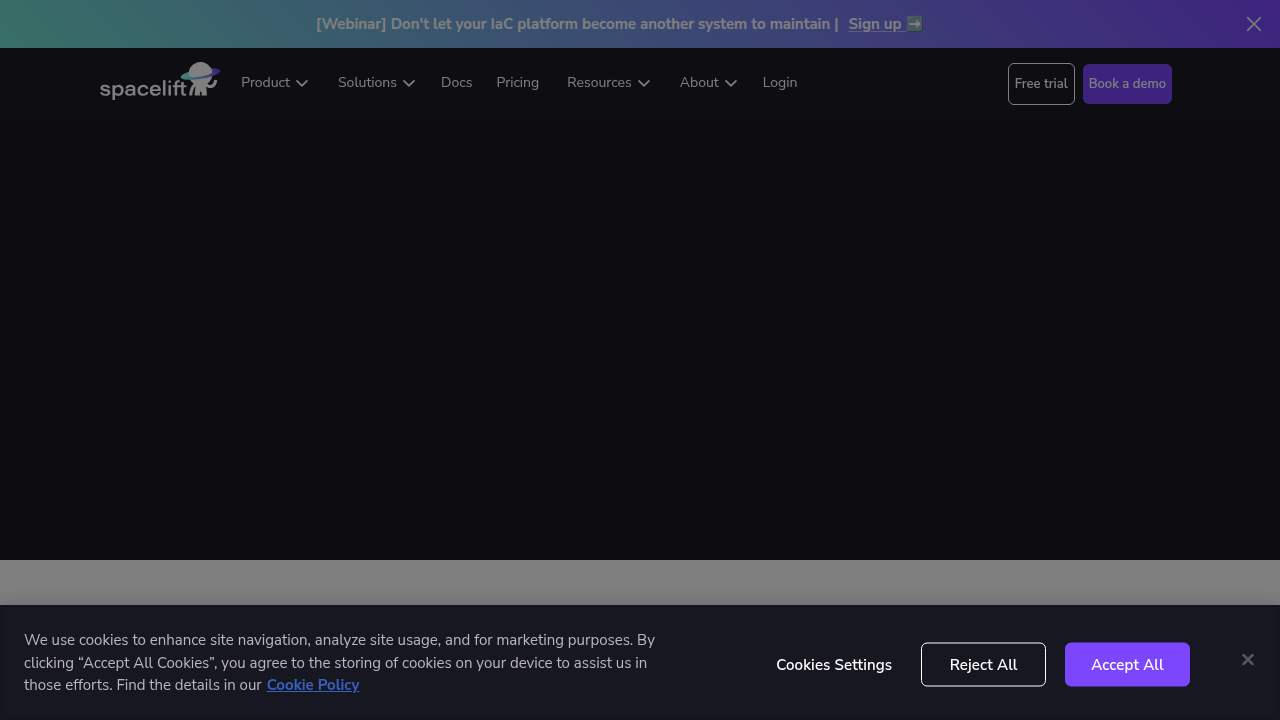 Screenshot of a Spacelift blog post discussing best practices for CI/CD pipelines, relevant for automated deployments.