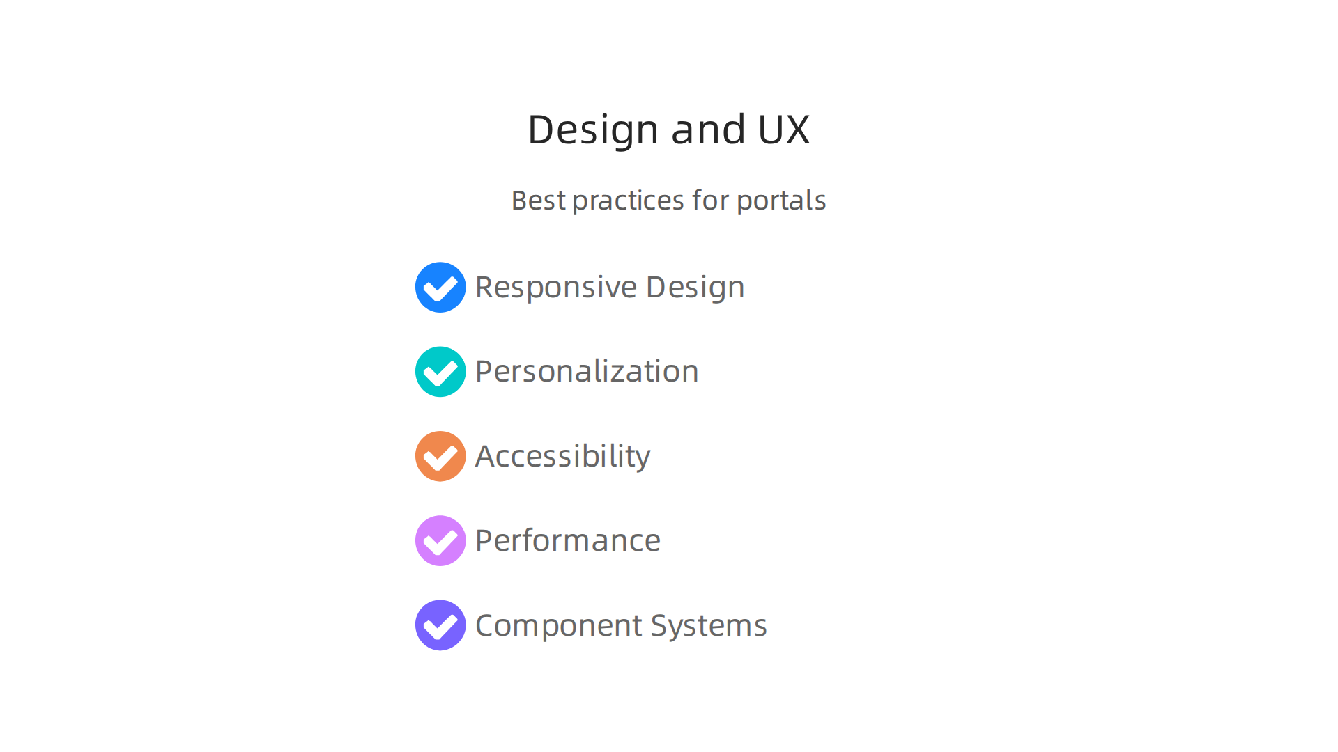 Essential design and user experience principles for creating a highly effective and user-friendly web portal.