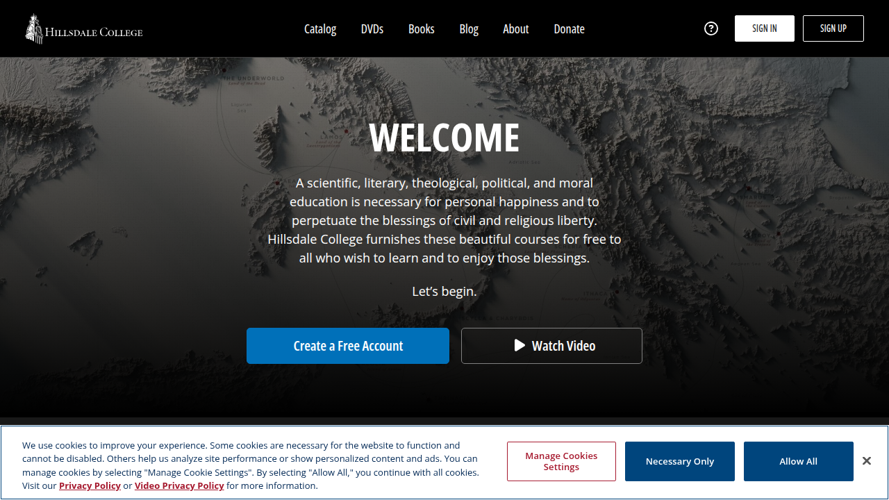Explore the diverse range of free online courses offered by Hillsdale College for personal and professional growth.